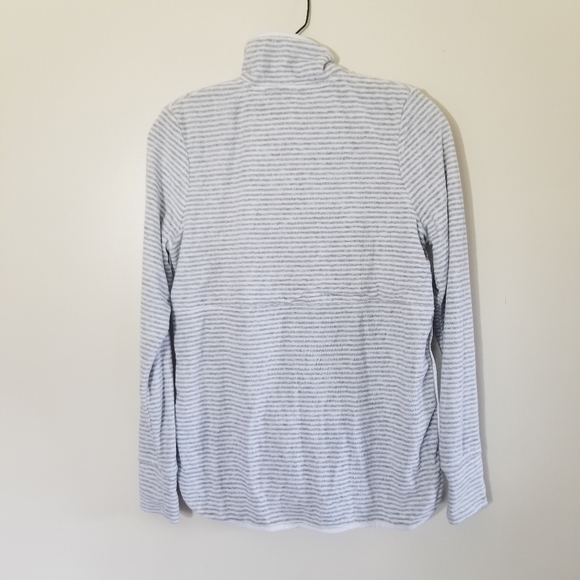 NWT Vineyard Vines Snap Shep Shirt Grey White Stripe Terry Towel Size XXS - Picture 7 of 7